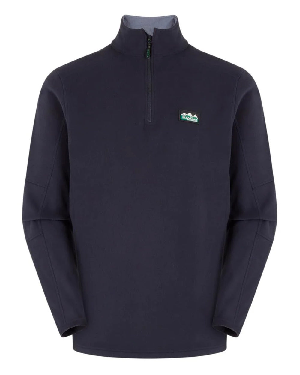 Navy Coloured Ridgeline Mens Narvik Fleece On A White Background #colour_navy