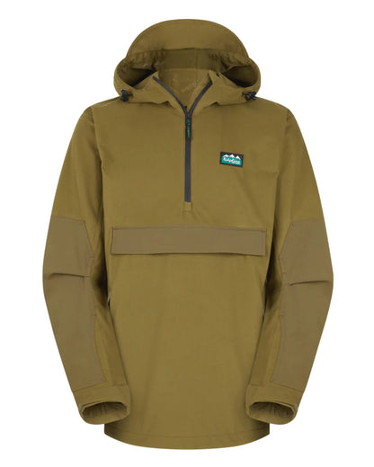 Teak Coloured Ridgeline Mens Pintail Ghillie Smock On A White Background #colour_teak