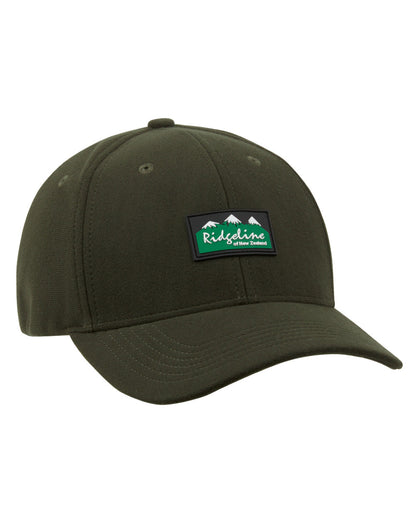 Deep Forest Coloured Ridgeline Monsoon Classic Cap On A White Background #colour_deep-forest