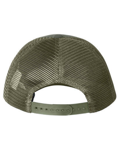 Deep Forest Coloured Ridgeline Monsoon Trucker Cap On A White Background  #colour_deep-forest