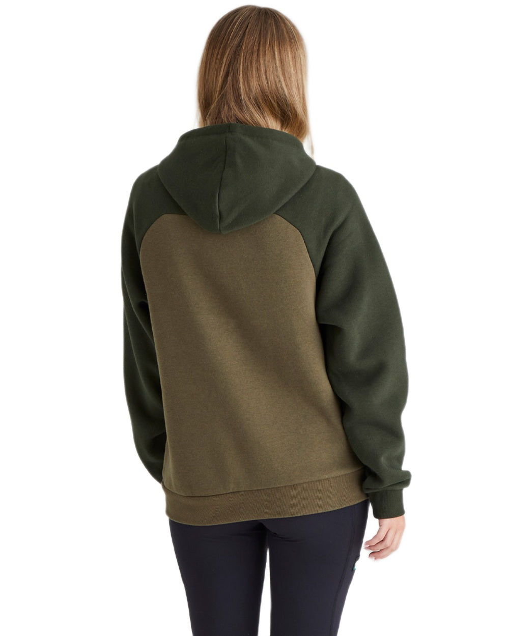 Ivy Green Coloured Ridgeline Womens North Island Hoodie On A White Background #colour_ivy-green