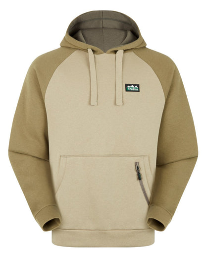 Teak Coloured Ridgeline Womens North Island Hoodie On A White Background #colour_teak