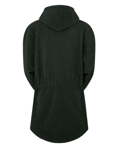 Olive Coloured Ridgeline Womens Salt Marsh Fleece Smock On A White Background #colour_olive