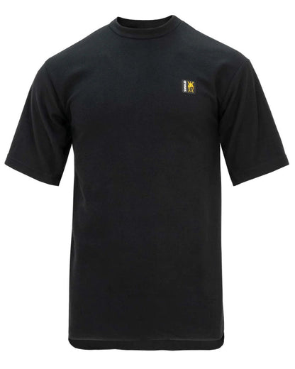 Black Coloured Swazi Micro Top On A White Background #colour_black