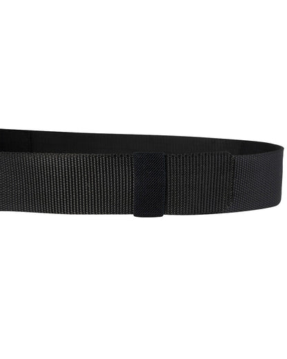 Black Coloured Viper Fast Belt on white background #colour_black