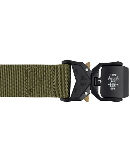 Green Coloured Viper Fast Belt on white background #colour_green