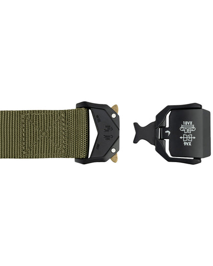 Green Coloured Viper Fast Belt on white background #colour_green