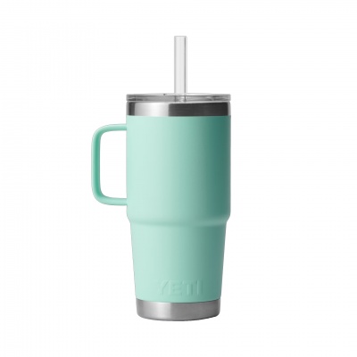 Yeti Rambler 25oz Straw Mug - Seafoam