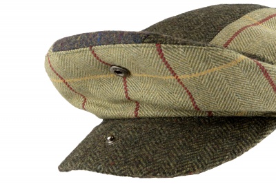 Jack Pyke Wool Blend Flat Cap Patchwork