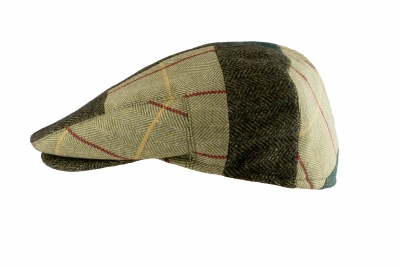 Jack Pyke Wool Blend Flat Cap Patchwork