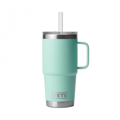 Yeti Rambler 25oz Straw Mug - Seafoam