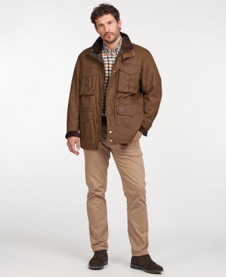 Barbour Watson Wax Jacket - Brown