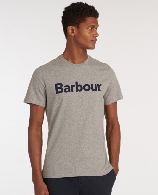 Barbour Logo T-Shirt - Grey Marl