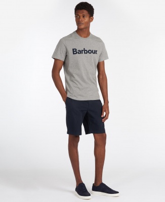 Barbour Logo T-Shirt - Grey Marl