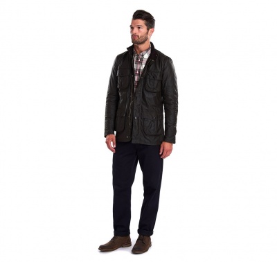 Barbour Corbridge Wax Jacket - Olive