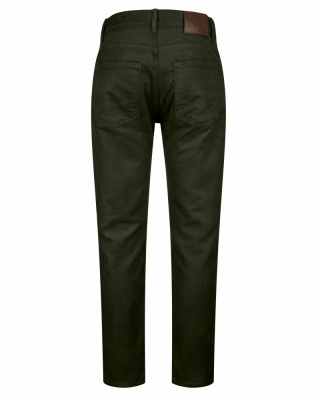 Hoggs of Fife Carrick Technical Stretch Moleskin Jeans - Olive
