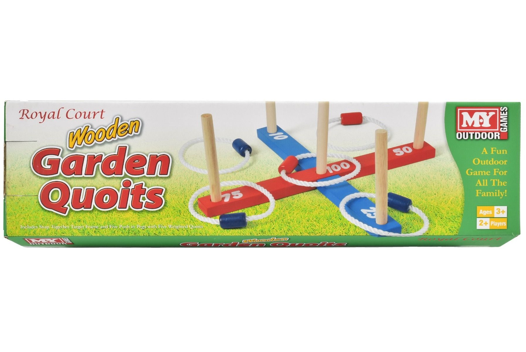 M.Y Outdoor Games Wooden Garden Quoits