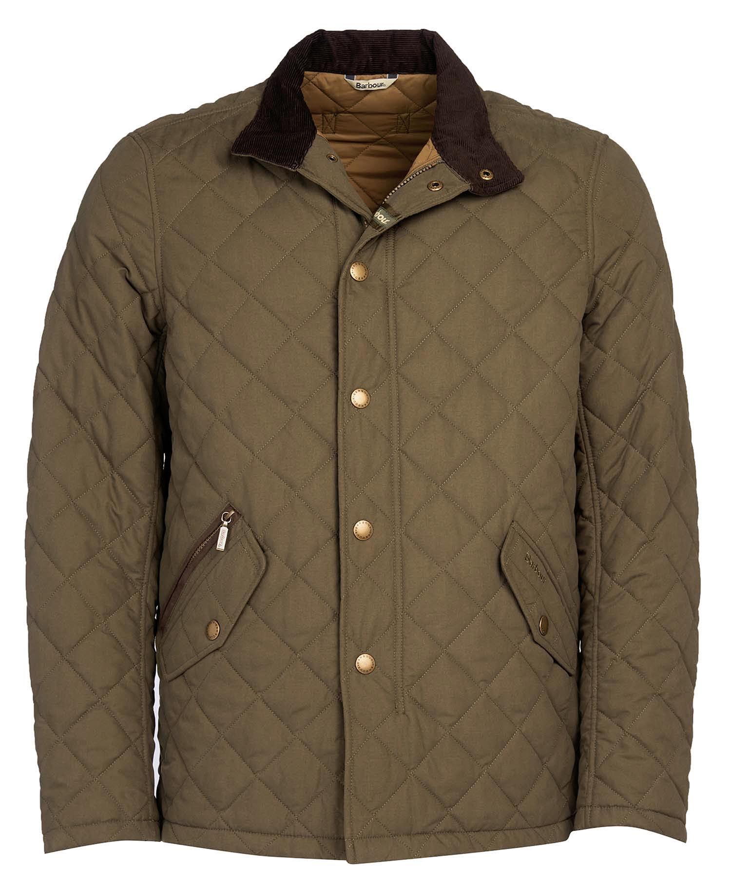 Barbour Shoveler Quilted Jacket - Olive SeriousCountrySports.com