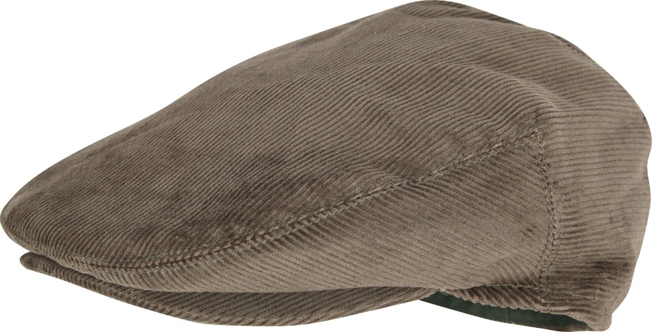 brown corduroy flat cap