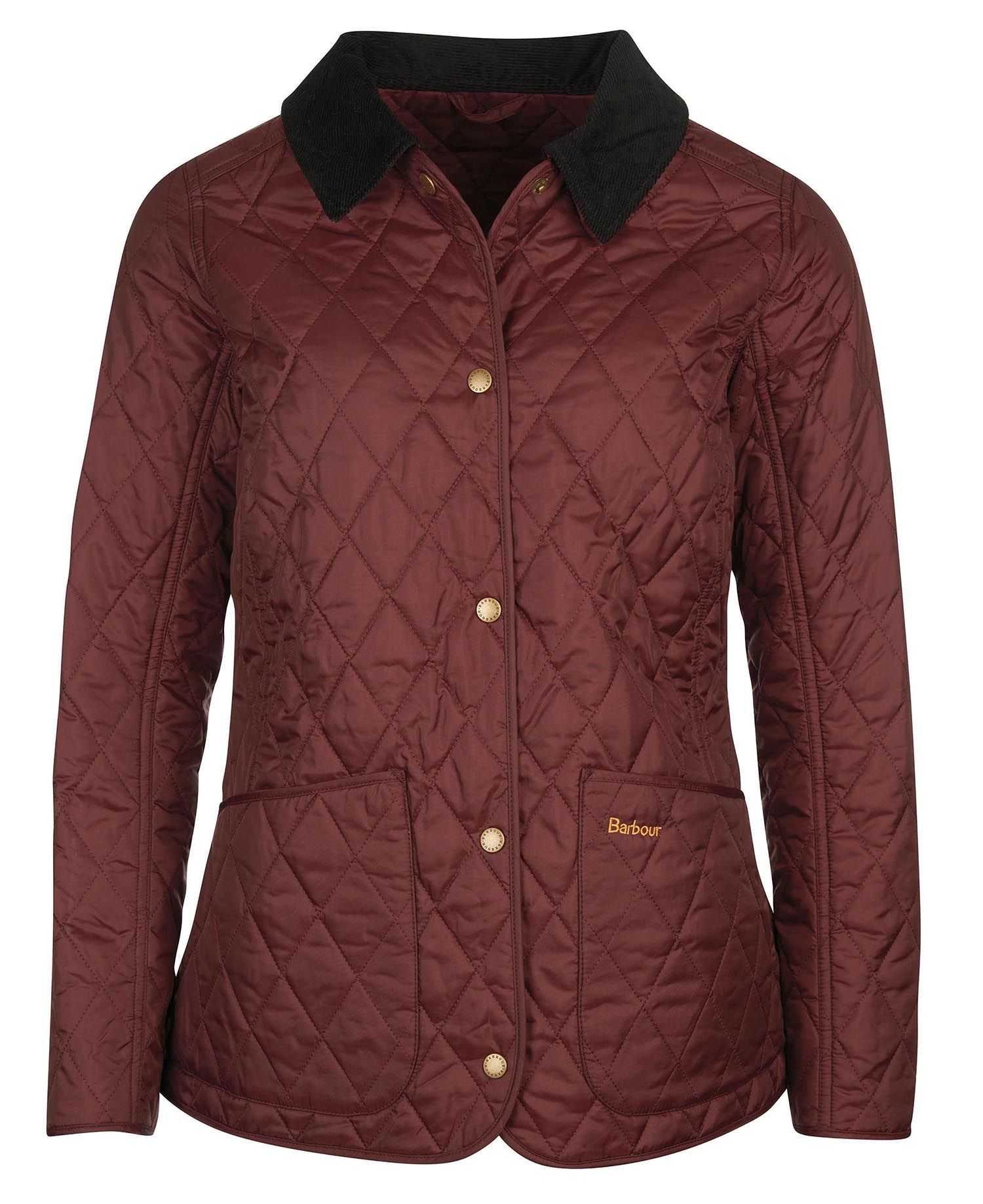 Barbour Annandale Quilted Jacket - Dark Plum SeriousCountrySports.com