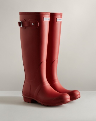 Hunter Women's Original Tall Wellington Boots - Military Red