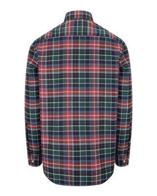 Hoggs of Fife Pitlochry Flannel Shirt - Forest Check