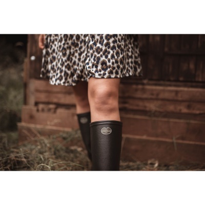 Le Chameau Women's Iris Jersey Lined Boot - Noir