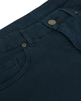 Hoggs of Fife Dingwall Cotton Stretch Jean - Navy