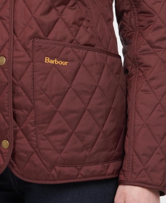 Barbour Annandale Quilted Jacket - Dark Plum